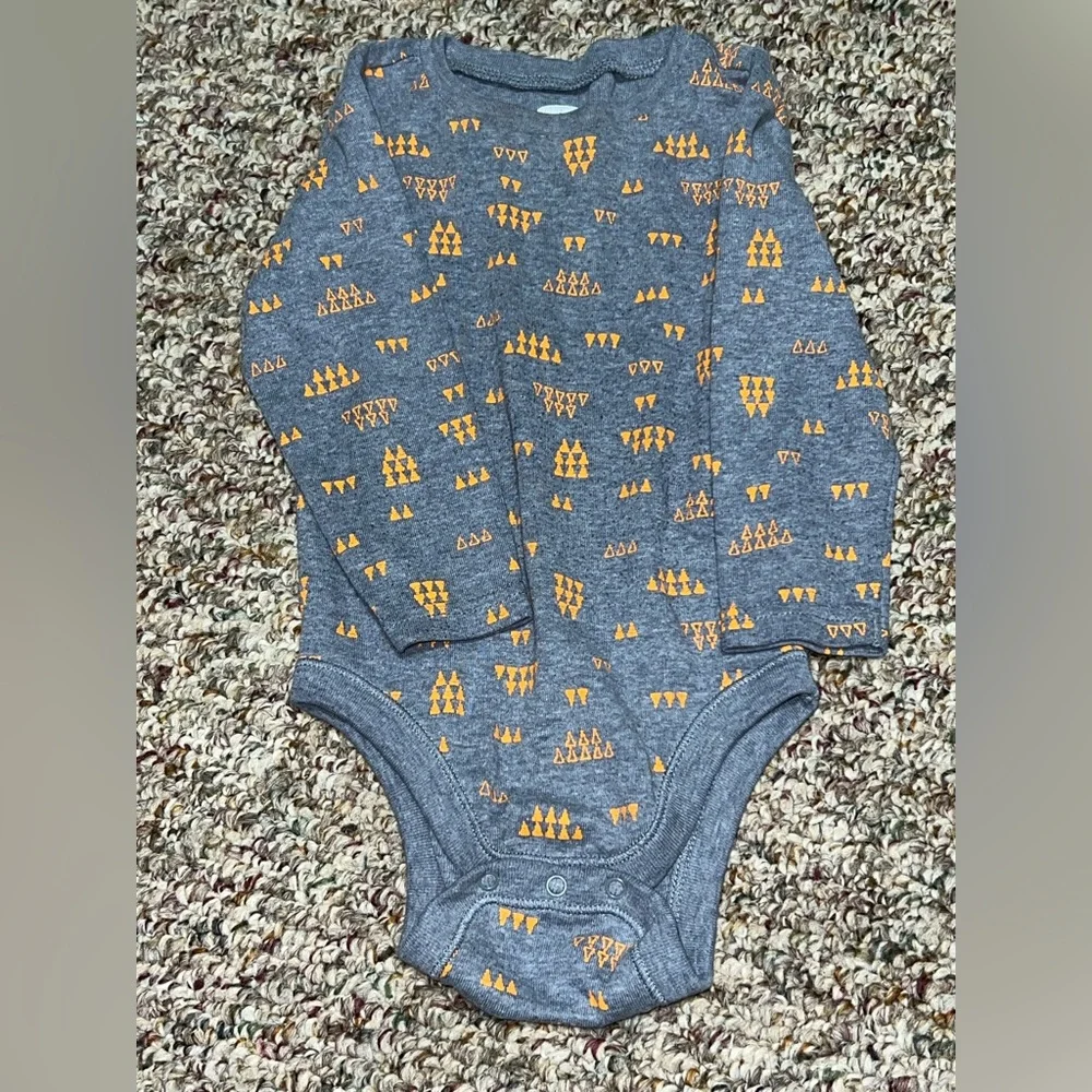 Boy, girl, toddler‎ Gray and Orange Kids One Piece, 18-24 months old navy